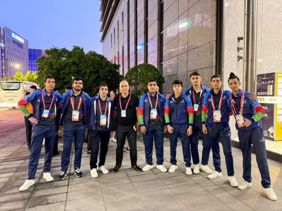 Azerbaijani team at World Skills Shanghai
