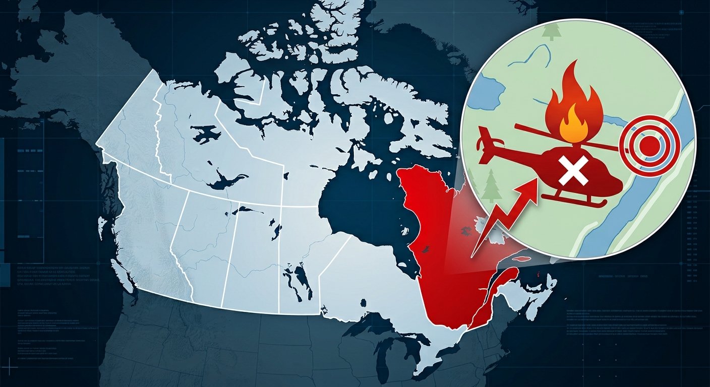 Helicopter crash in Canada’s Quebec kills four