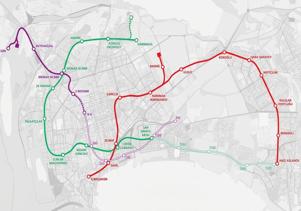 Baku Metro digs 63 metres of tunnel to separate Green and Red lines