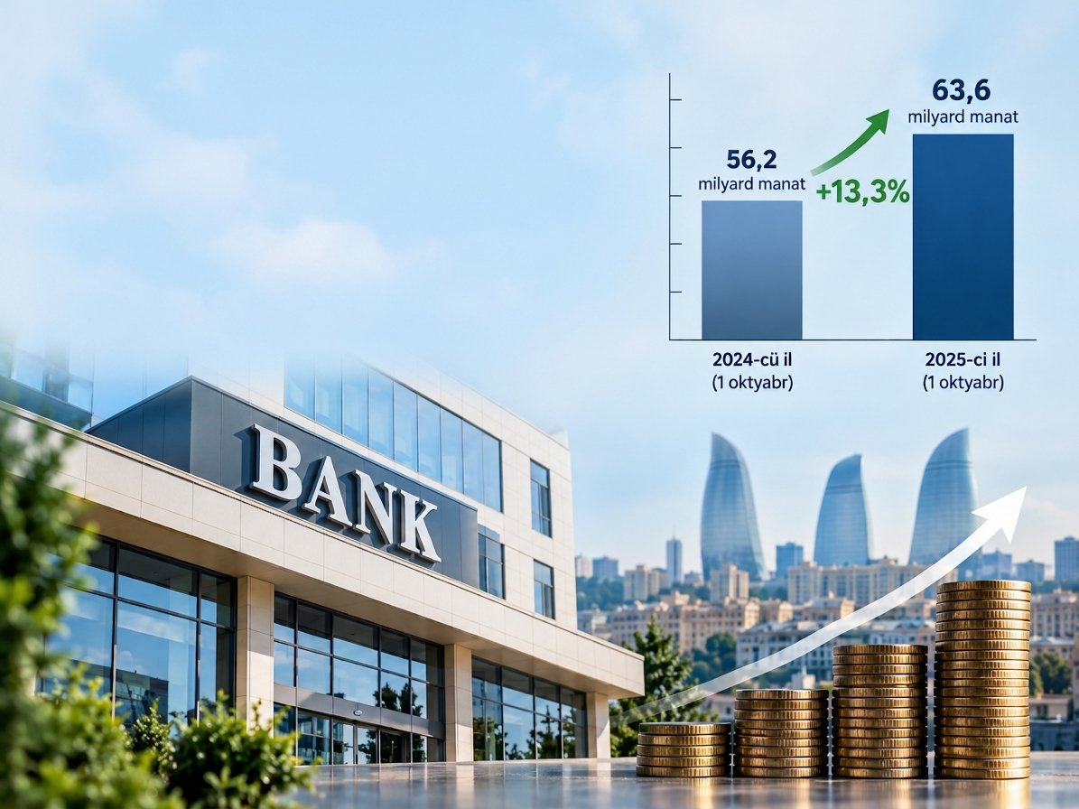 Azerbaycan’da banka sektörü aktifleri 63,6 milyar manadı aştı