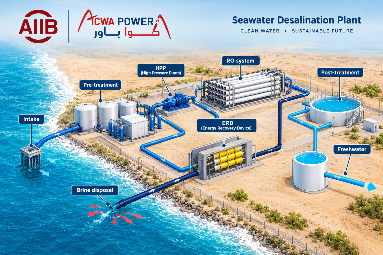 AIIB approves $45m for Azerbaijan’s first large desalination plant