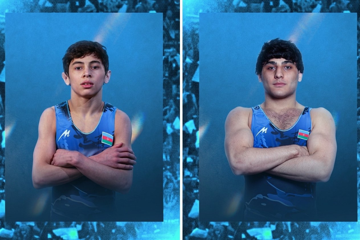 Azerbaijani wrestlers Najafzada, Suleymanov win gold in Vladikavkaz