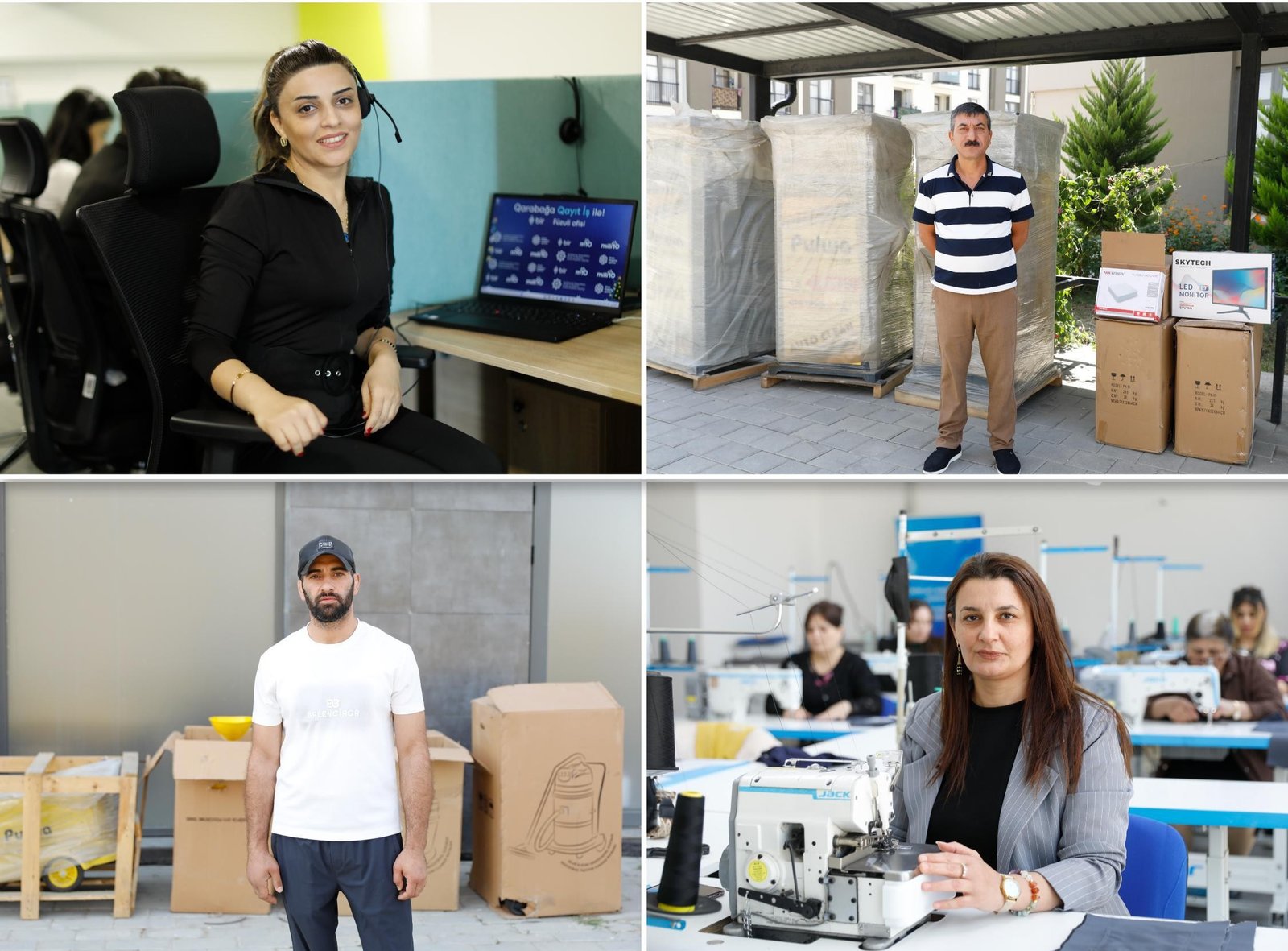 Füzuli’ye yerleştirilen 1100’den fazla kişi istihdam tedbirlerine dahil edildi