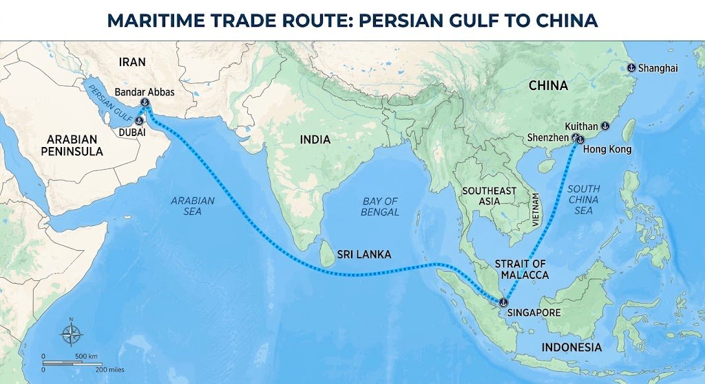 Tanker rates on Gulf-China route jump fivefold after US-Iran clash