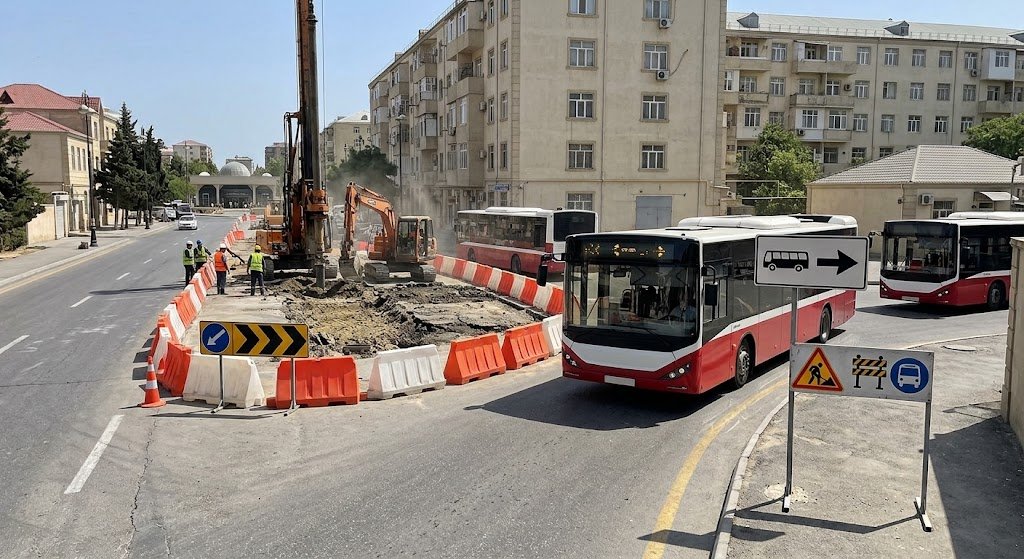 В Баку изменены маршруты пяти автобусов