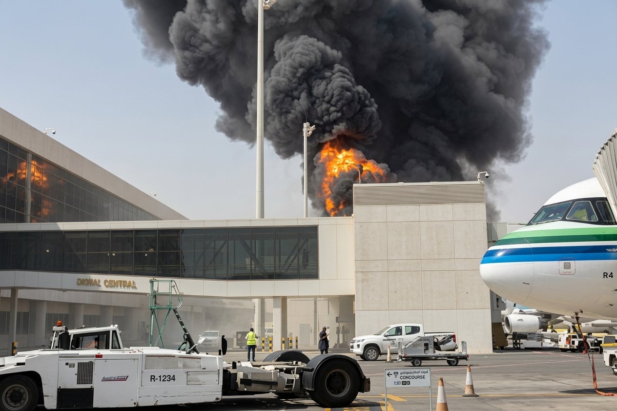 Missile strike on Riyadh airport kills 12, wounds 309
